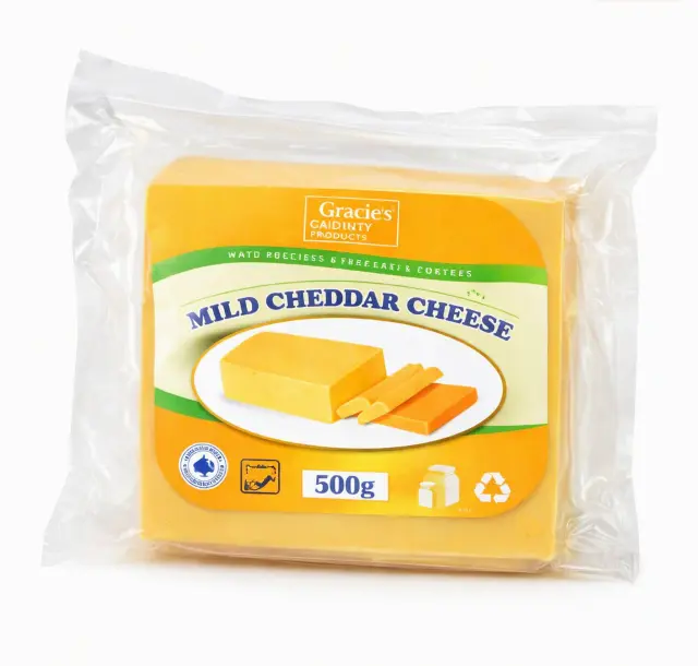 Gracie'S Mild Cheddar Cheese 500G